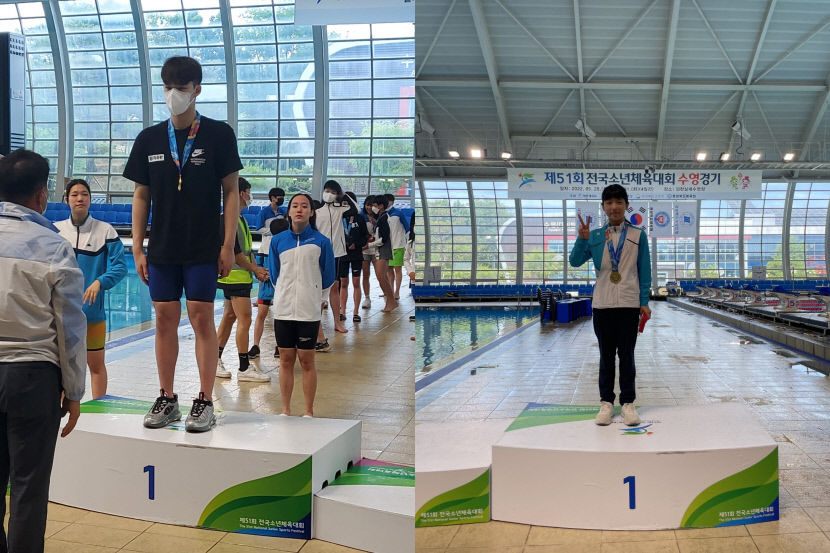 김천 금릉초 박성하·다수초 김보민, 소년체전 다이빙 3관왕