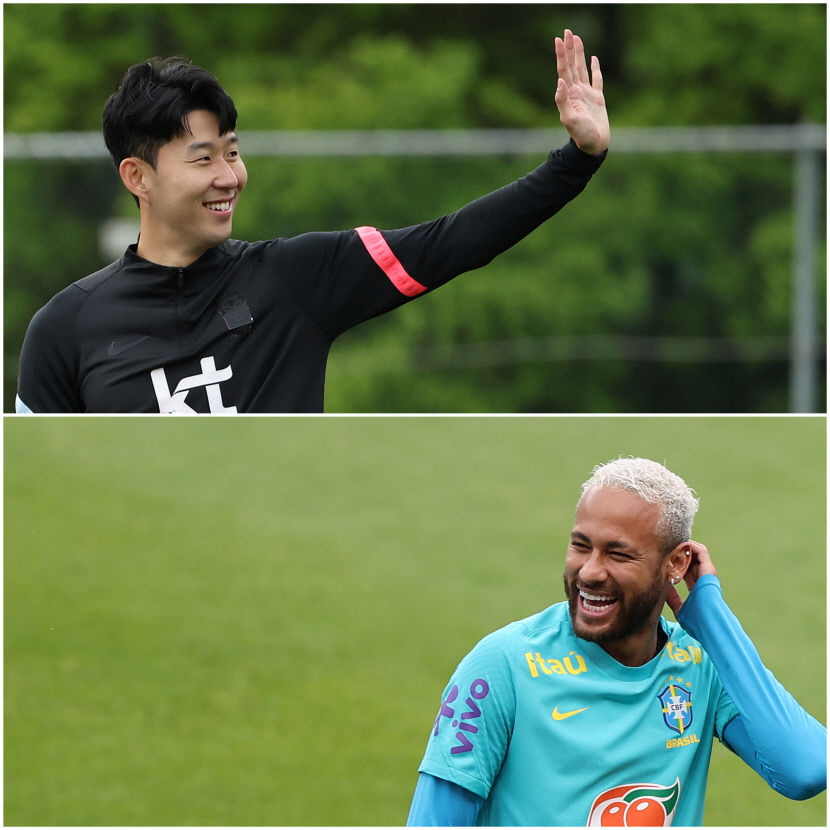 손흥민 vs 네이마르 2일 상암서 격돌…창과 창의 대결