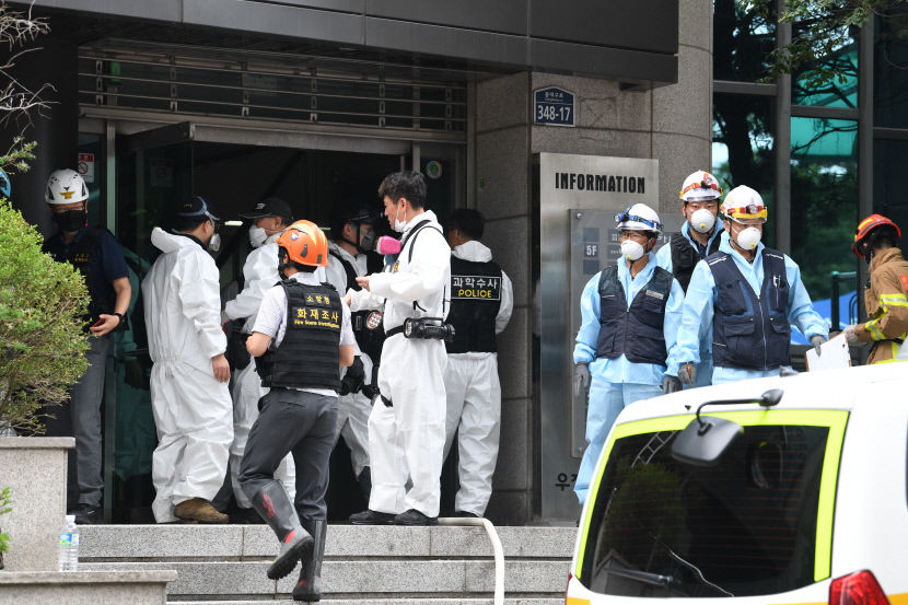 [단독] 대구 빌딩 화재 사망자 일부서 자상 흔적 발견...경찰 조사 예정