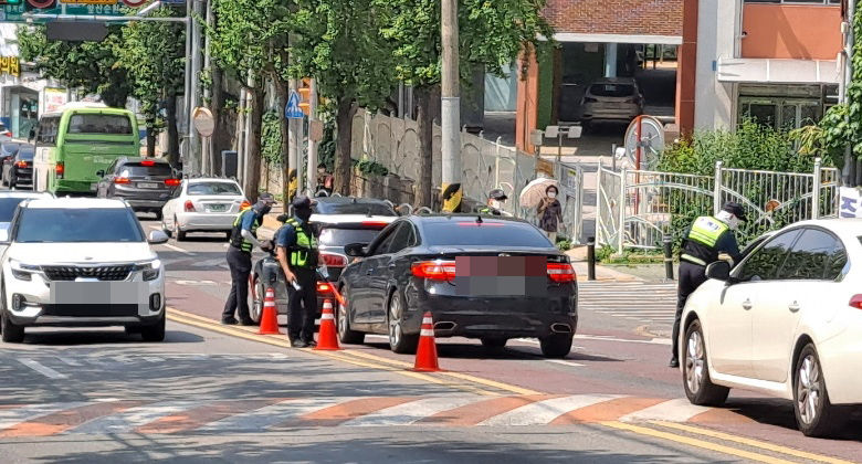 [포토뉴스] 대낮 음주운전 단속