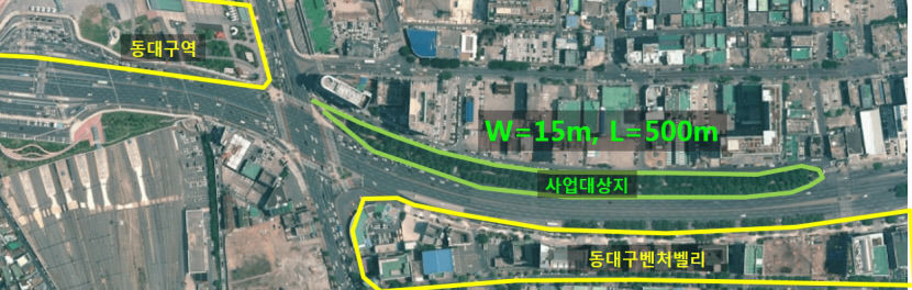 동대구 벤처밸리 일대 디자인 문화예술거리 조성