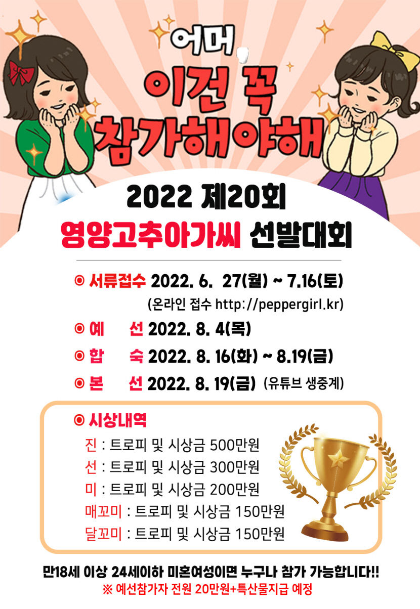 제20회 영양고추아가씨 선발대회