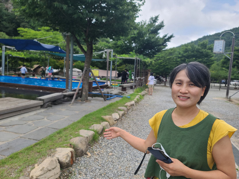 경기도 살다가 문경이 좋아 캠핑징까지 차린 여성 대표