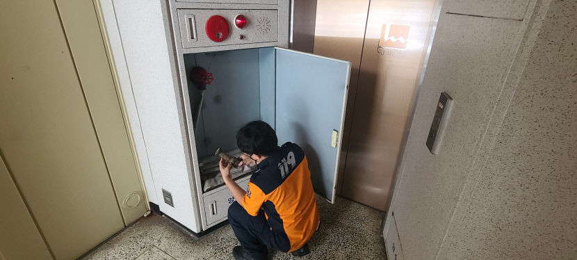 포항남·북부소방서, 아파트 소방호스 관창 도난 주의