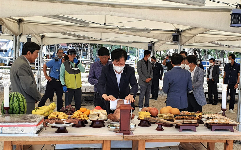 한수원 월성본부, 오류고아라해변 등 4개 해수욕장 개장 물품 등 지원