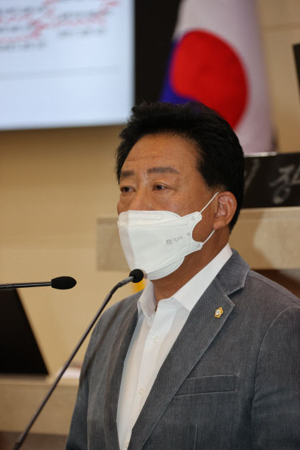 백강훈 포항시의원 포스코홀딩스 본사 포항 이전 약속 공염불 지나지 않을까 걱정