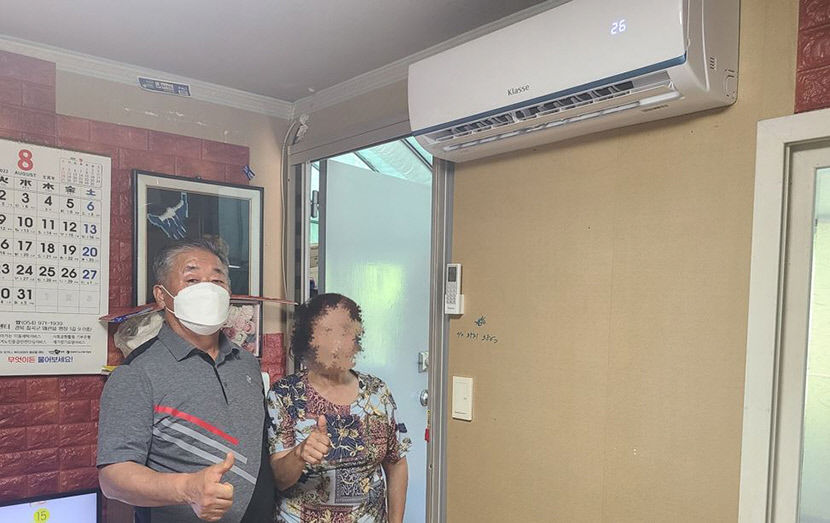칠곡 북삼읍 지역사회보장協, 홀몸 어르신 집에 에어컨