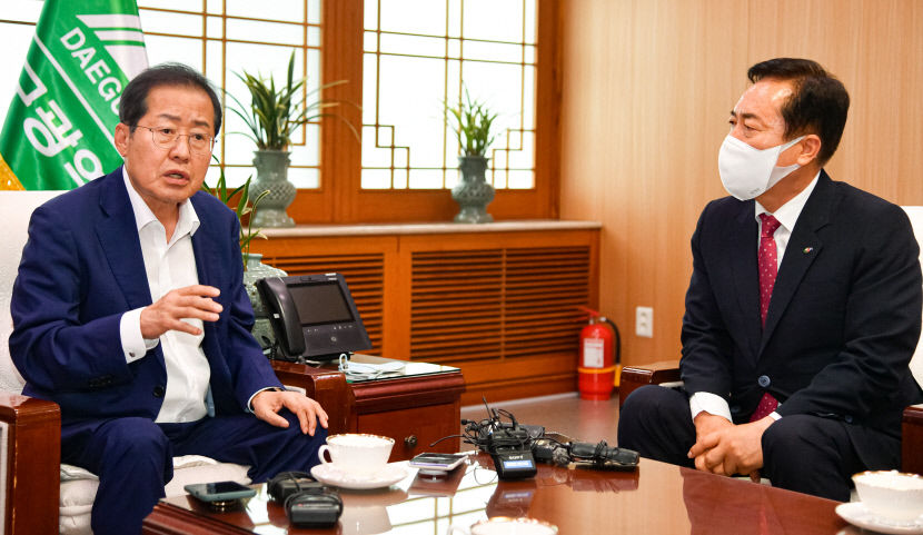 道지사·구미시장·안동시장 만나 대구 취수원 관련 논의