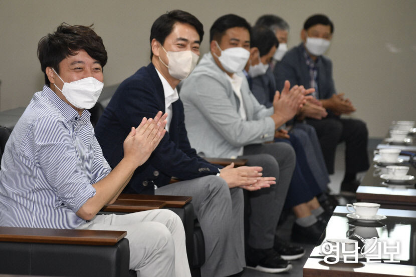[포토뉴스] 달성군에 모습 드러낸 이준석