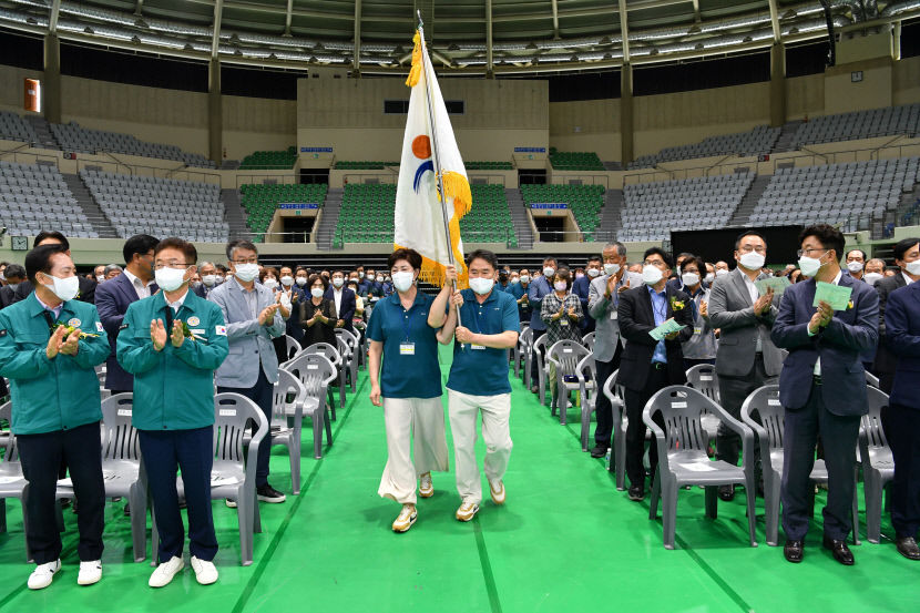 한국새농민 경상북도회, 2022 한마음 전진대회 안동체육관에서 가져
