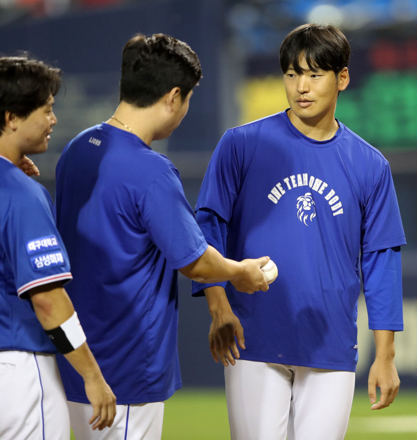 드디어 웃은 14승 좌완 백정현…삼성 8위 도약 선봉장 됐다