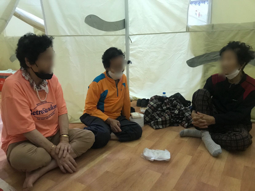 [르포] 폭우 침수로 갈 곳 잃은 대송 주민들…추석 명절은 대피소에서 아픈 사연