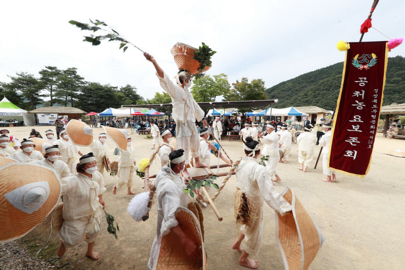예천공처농요, 추석 명절 삼강 주막 찾은 관광객과 출향인 등 발길 사로잡아