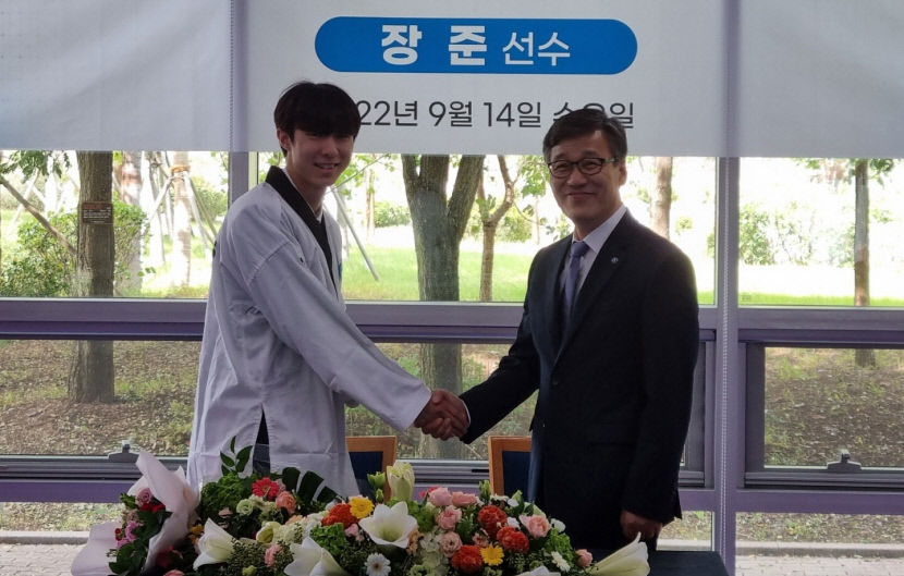 태권도 -58kg급 세계 1위 장준, 가스公 입단…파리올림픽 금메달 따올게요