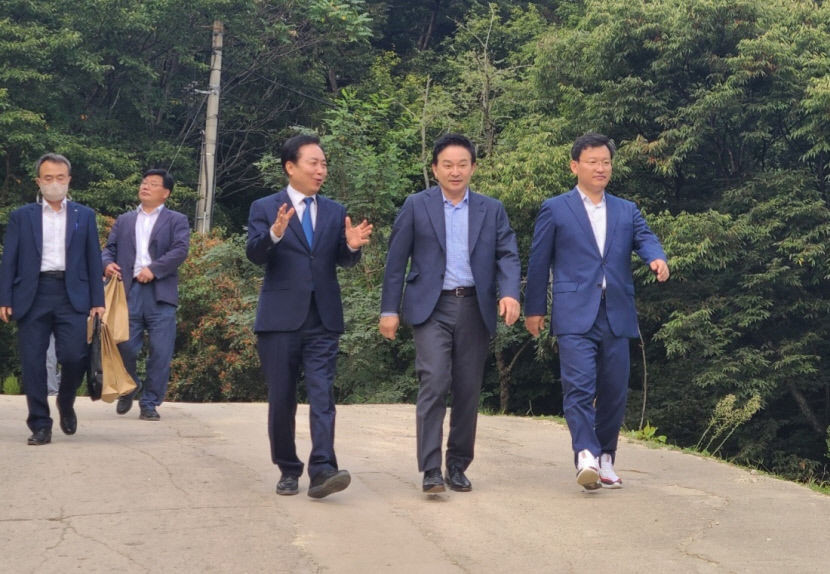 원희룡 장관, 대선 경선 후 1년 만에 안동 방문