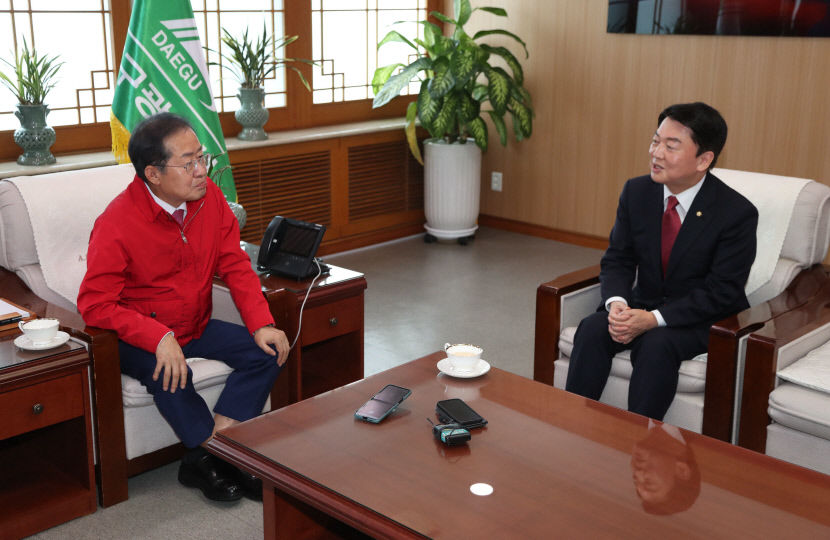 홍준표·안철수 당 운영 기가 막혀 정상화 한목소리