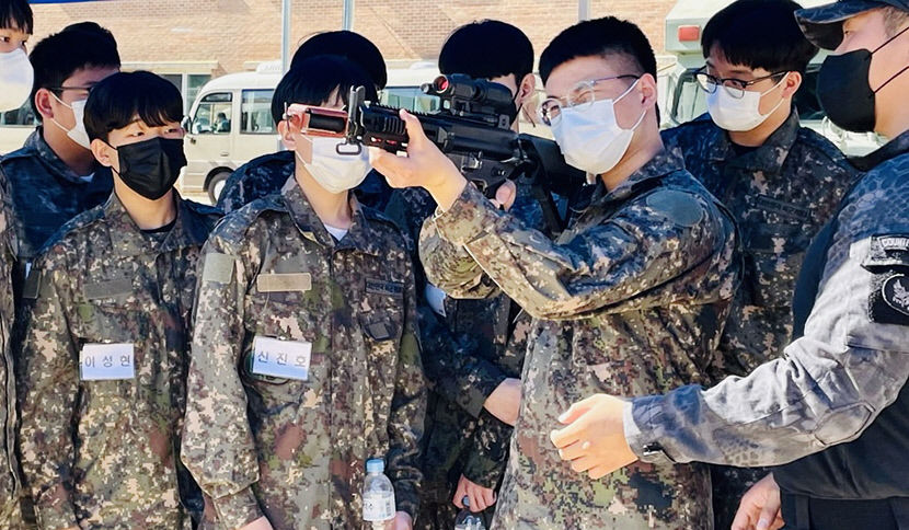 상주 함창고, 자매결연 육군 2군단 702 특공연대 병영체험