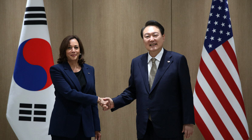 윤대통령, 해리스美 부통령에 IRA 우려 전달…해리스 우려 해소방안 챙길 것