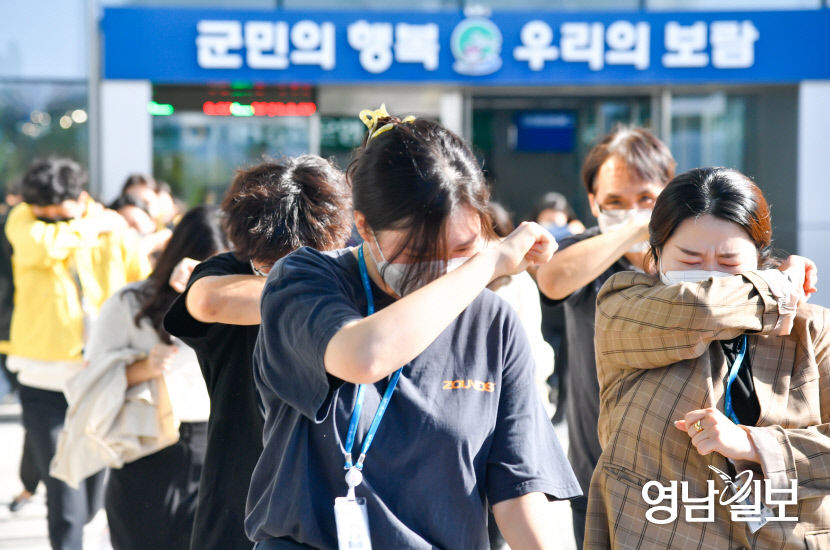 [포토뉴스] 드론을 이용한 테러 대비 충무 실제훈련 실시