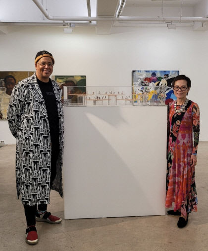 억눌려 있던 흑인들의 자아찾기...리안갤러리 Color of the Times展 29일까지
