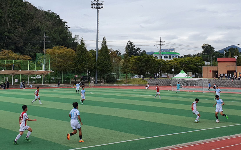 [전국체전] 축구계 미니 TK 더비 대륜고-포항제철고…극장골 넣은 포항제철고가 웃었다