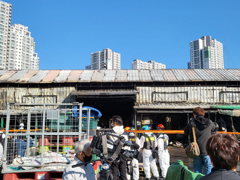 [매천시장 화재] 국과수 등 현장 합동감식 진행, 화재 원인 규명될까