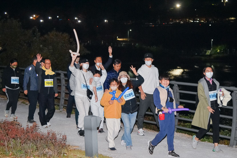 3년만에 대면으로 열린 제3회 수성별빛걷기대회 성황리 마무리