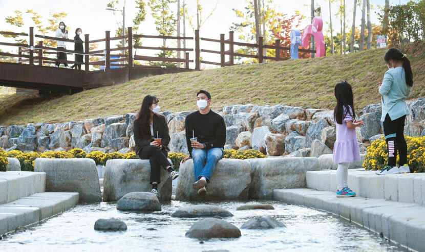 [예천 가볼만한 곳] 예천 도청 신도시 실개천 명품 힐링공간으로 탈바꿈