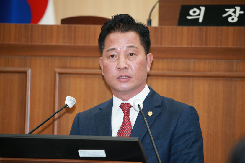 지방재정 신속집행, 부실공사·이자수입 감소…행정력 낭비 예천군의회 강영구 의원 지적