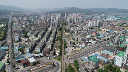 경주시 동천동~황성동 폐철도 구간 도시 바람길 숲 조성