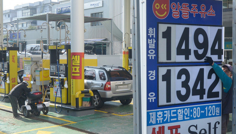 대구 평균 휘발윳값, 1년 9개월만에 1천400원대로 하락