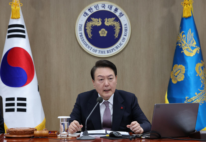尹 건강보험 정상화 시급 文케어 폐기 공식화, 노동문제 개혁도 강조