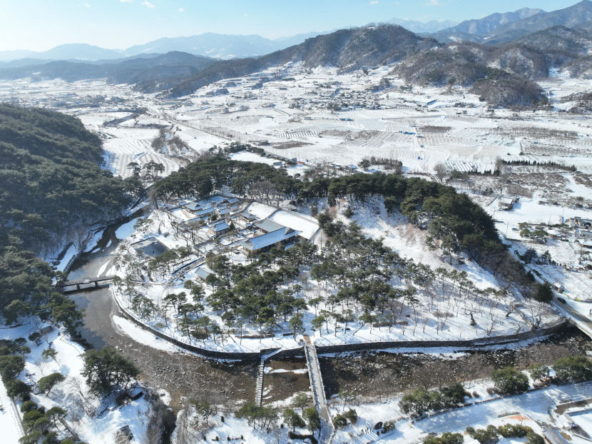 [포토뉴스] 눈 덮인 영주 소수서원