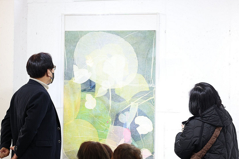 양향옥 작가의 개인전 포항 아인 에스페레소바에서 열려