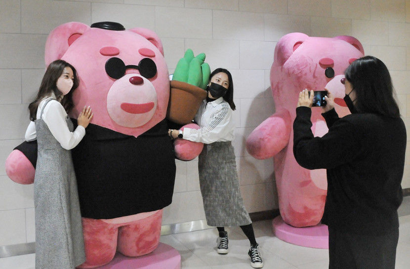 [포토뉴스] 롯데百 벨리곰 인 대구