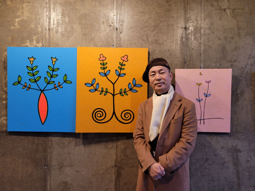 내 미술은 좋은 느낌을 공유하는 것 김영식 100회 개인전