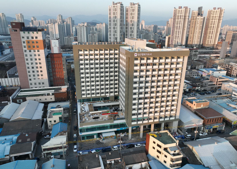 [포토뉴스] 개관 앞두고 모습 드러낸 대구행복기숙사