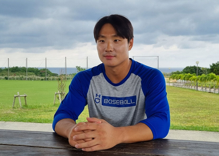 [박진만號 마무리 캠프 (14)] 외야수 윤정빈…제4 외야수 노리는 어린 사자, 스윙 궤적 바꿔 장타 노린다