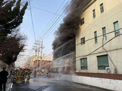 [2보] 대구 성서산단 섬유공장 화재 초진…행안부 긴급지시