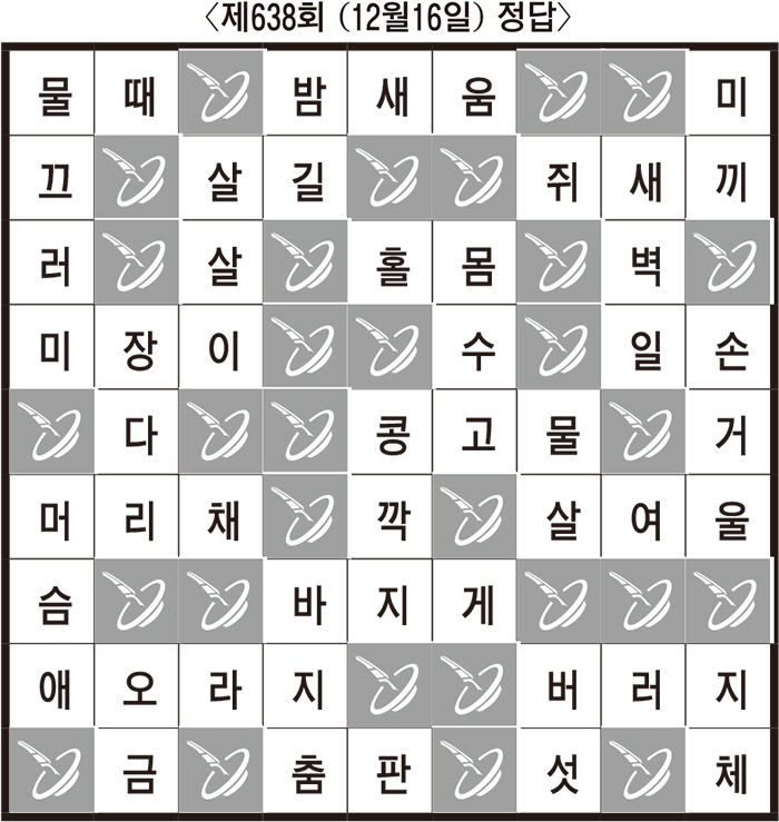[임무출의 우리말 알아맞히기] 제640회