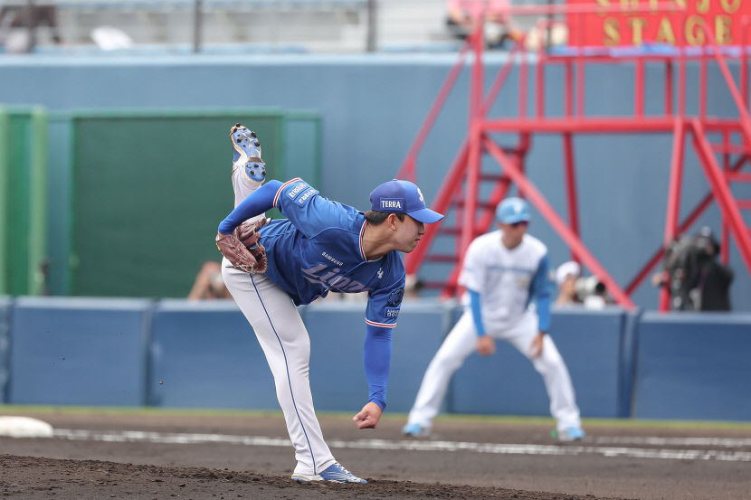 삼성라이온즈, 일본 오키나와 스프링캠프 첫 연습경기서 니혼햄에 0-3 패배