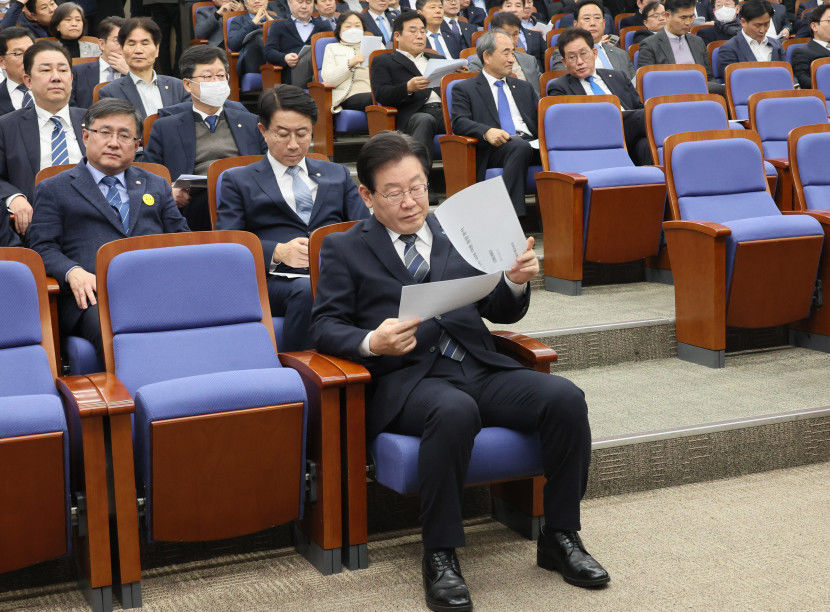 민주당, 이재명 대표 체포동의안 자율투표한다…부결 자신