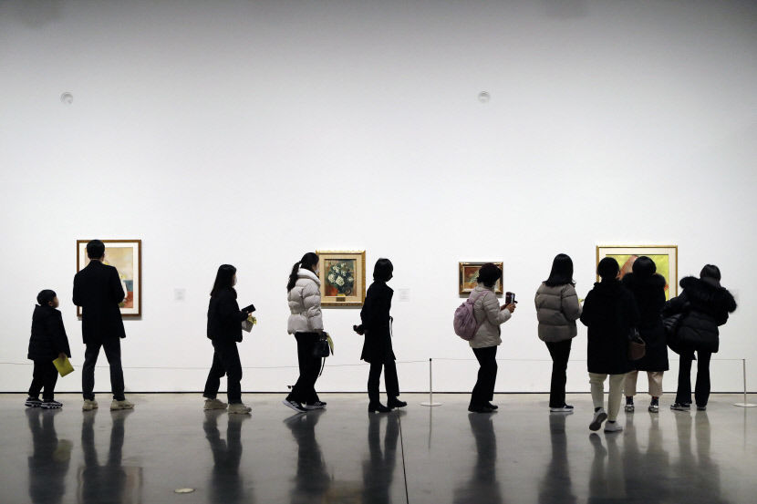 이건희 컬렉션 첫날, 대구미술관 오픈런 행렬