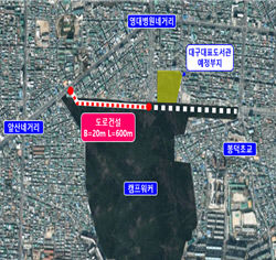 정부 캠프워커 서편 대구 남구 3차순환도로 건설에 130억 투입