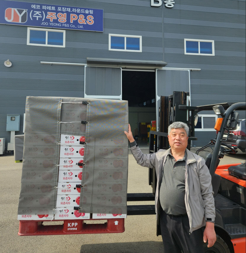 친환경 팔레트 포장재 개발…대기업서도 관심