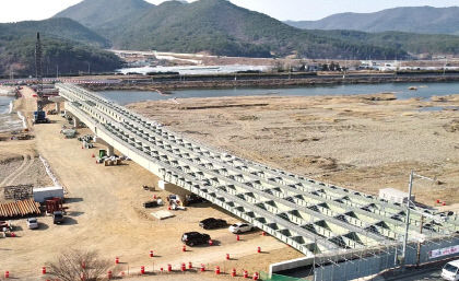 경주시, 제2금장교 오는 11월 개통…공정률 70%