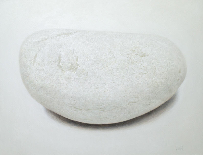 겹겹이 쌓아 올려진 점들의 층…곽현석 열 번째 개인전
