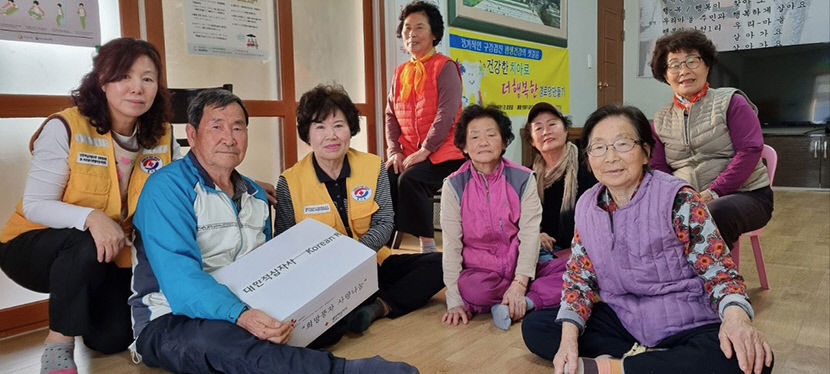 안동 적십자봉사회 칼국수 생면 280인분 경로당 나눔