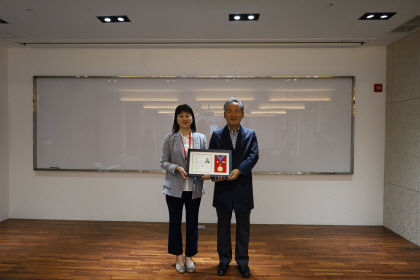 김천소재 지텍, 대한적십자사 최고명예장 수상