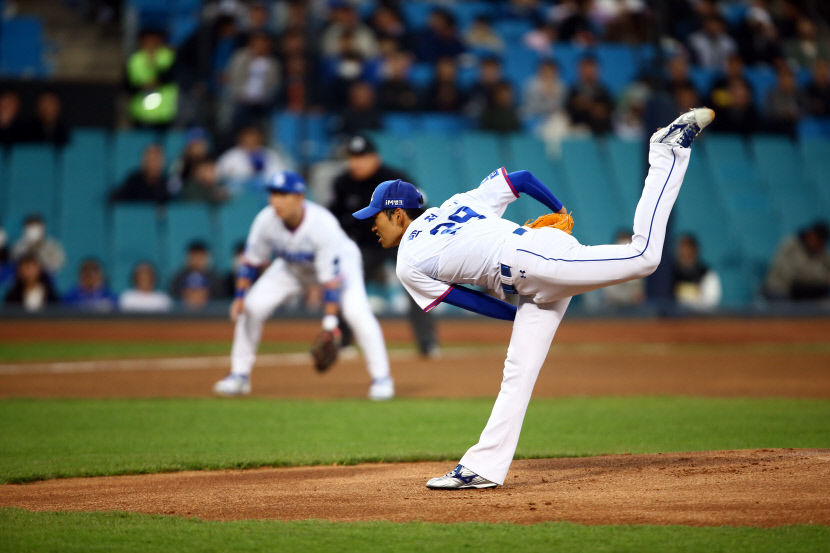 삼성 라이온즈, 초반 실점 극복 못해 한화에 1-8로 져 연승 마감…선발 백정현 2이닝 5실점 조기강판